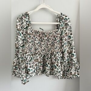 Francesca's flowy off the shoulder floral top - XL